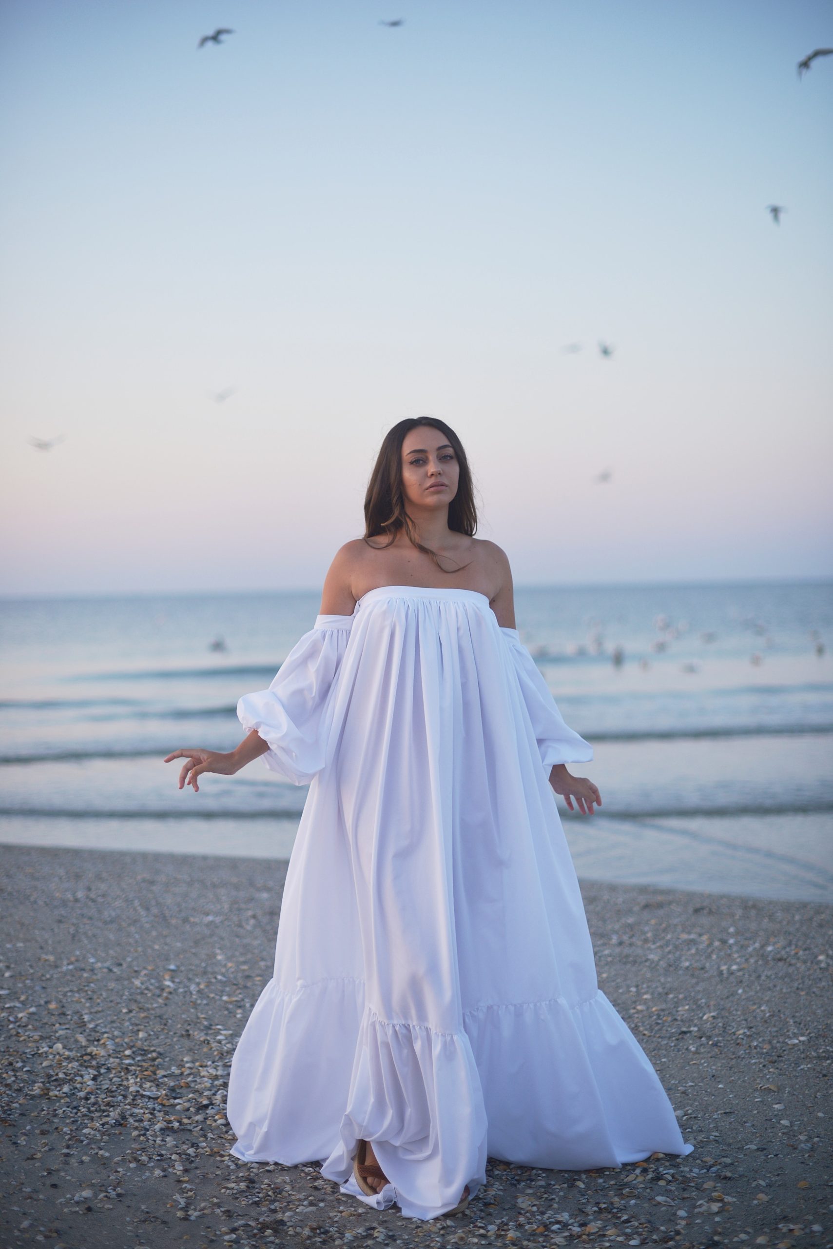 ’’ ONCE UPON A TIME’’ LONG RUFFLE DRESS - Image 2