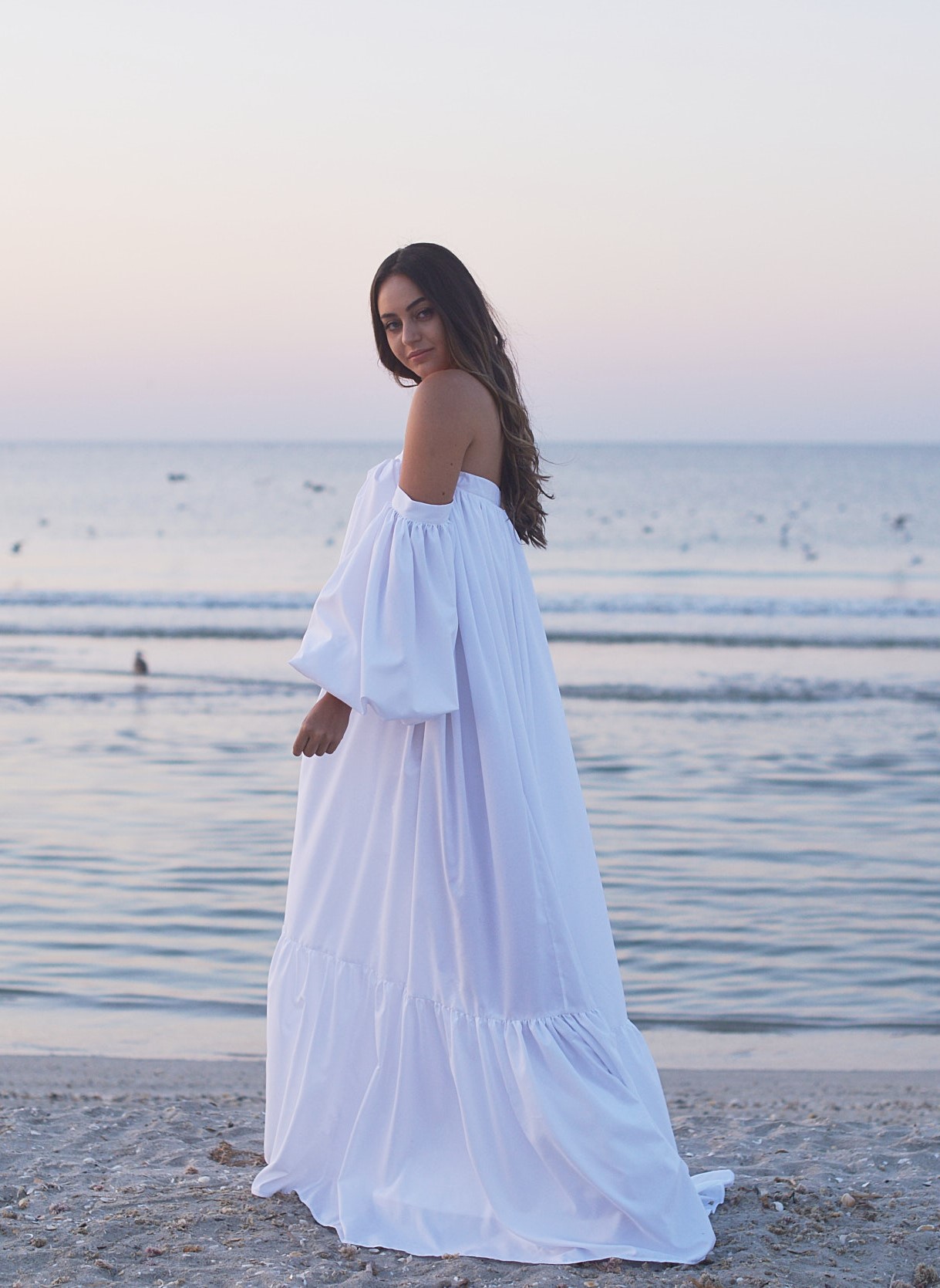 ’’ ONCE UPON A TIME’’ LONG RUFFLE DRESS - Image 3