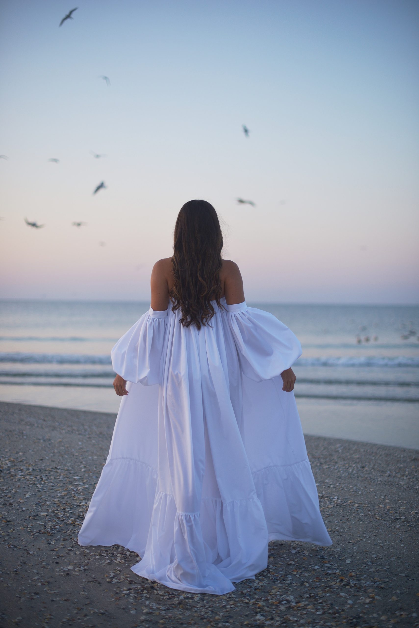 ’’ ONCE UPON A TIME’’ LONG RUFFLE DRESS - Image 5
