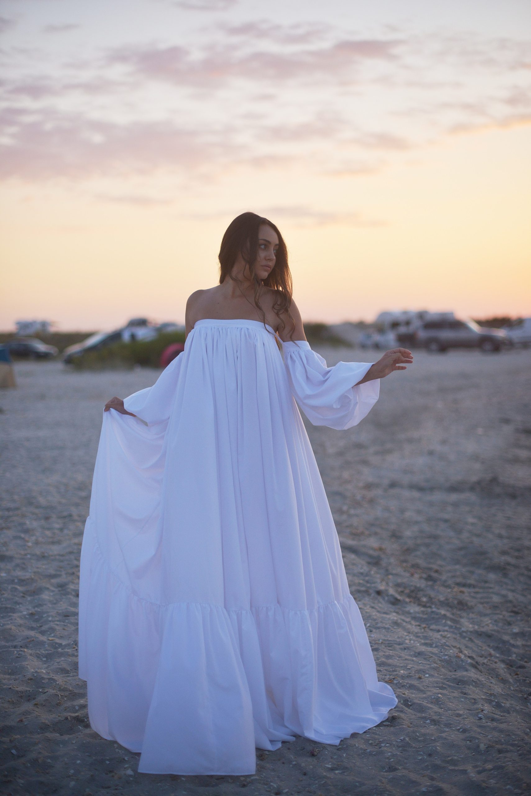 ’’ ONCE UPON A TIME’’ LONG RUFFLE DRESS - Image 6
